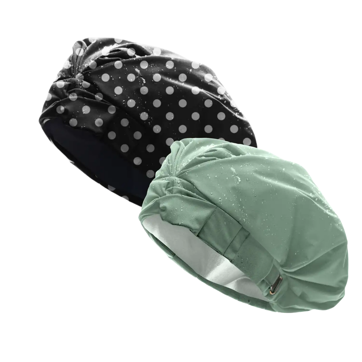 Hairbrella Satin-Lined Shower Cap - Bundle (2)