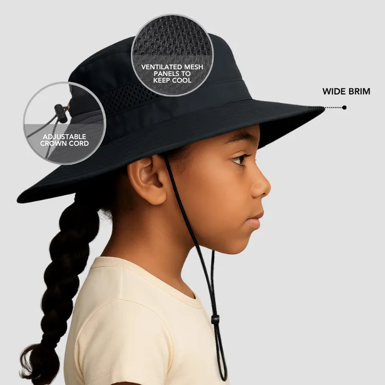 Satin-Lined, Waterproof Sun Hat Kids, Bundle (2)