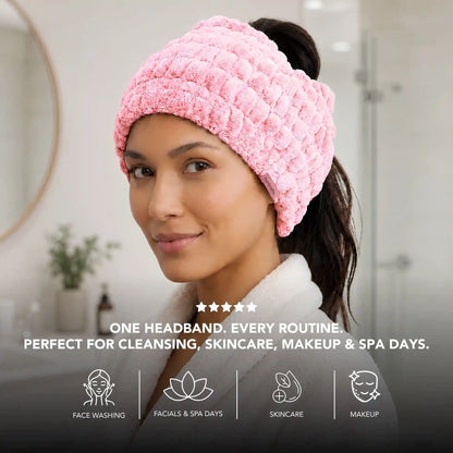 Hairbrella 2-in-1 Satin Spa Headband™