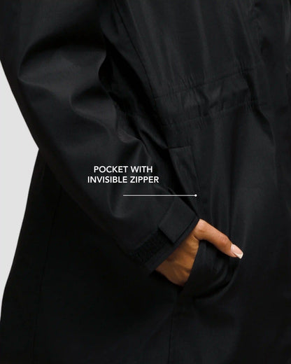 Satin-Lined Packable, Waterproof Lite Rain Jacket