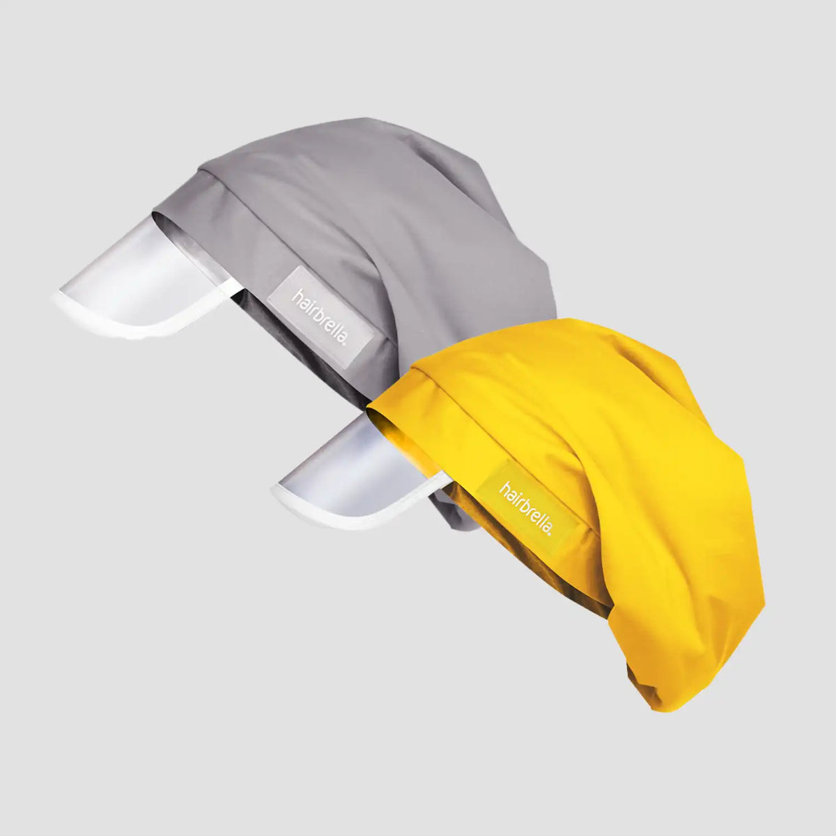 Hairbrella Satin- Lined, Waterproof, Rain Hat Bundle (2)