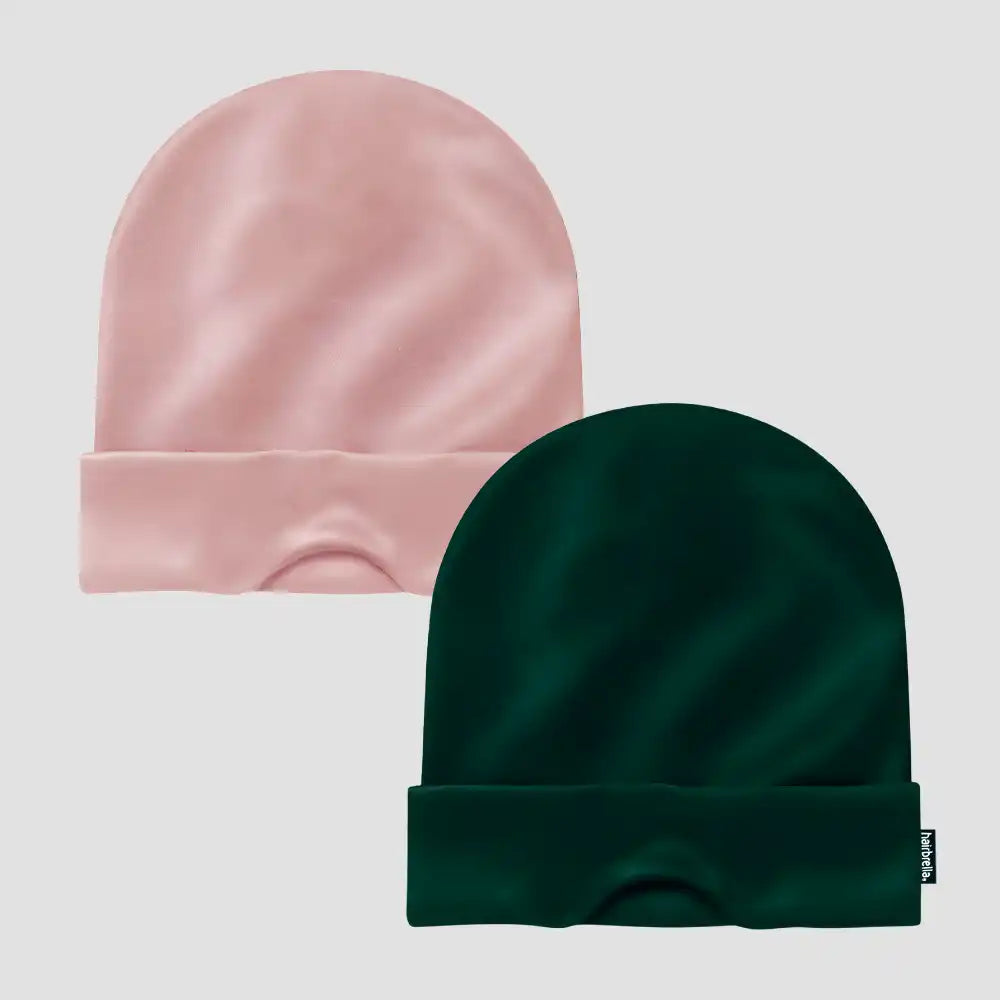 Satin-Lined, Convertible Nap Cap™ with Hidden Eye Mask, Bundle 2