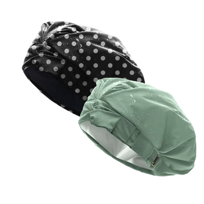 Hairbrella Satin-Lined Shower Cap - Bundle (2)