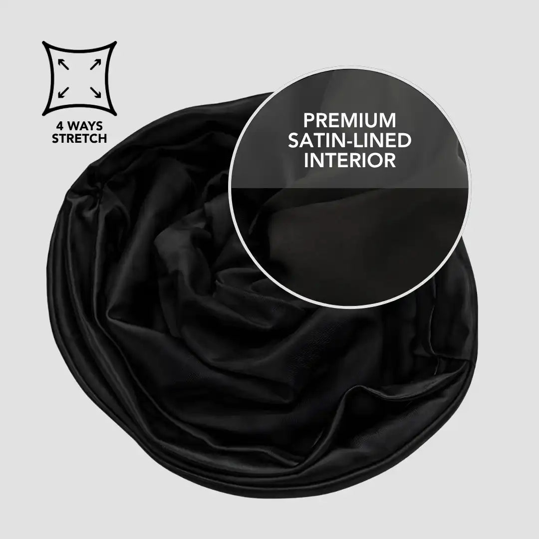 Nap Cap™ Travel — Modal Travel Beanie with Hidden Eye Mask & Satin Lining, Bundle 2