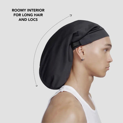 Hairbrella Satin-Lined Shower Cap for Men