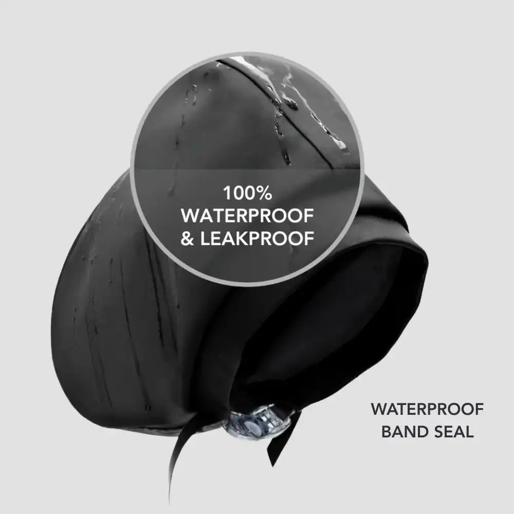 Hairbrella Satin-Lined Waterproof, Adjustable Classic Swim Cap, Bundle (2)