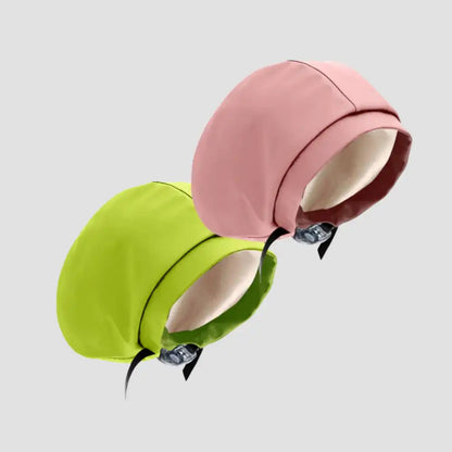 Hairbrella Satin-Lined Waterproof, Adjustable Swim Cap, Blush Bundle (2)