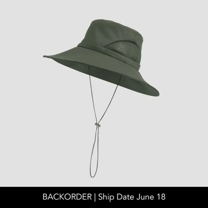 Satin-Lined, Waterproof Hiking Sun Hat