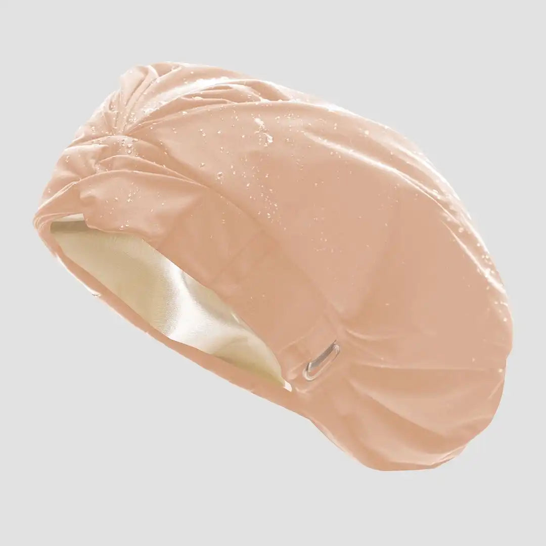 Hairbrella Satin-Lined Waterproof, Adjustable Shower Cap