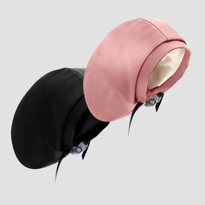 Hairbrella Satin-Lined Waterproof, Adjustable XL Swim Cap, Blush Bundle (2)