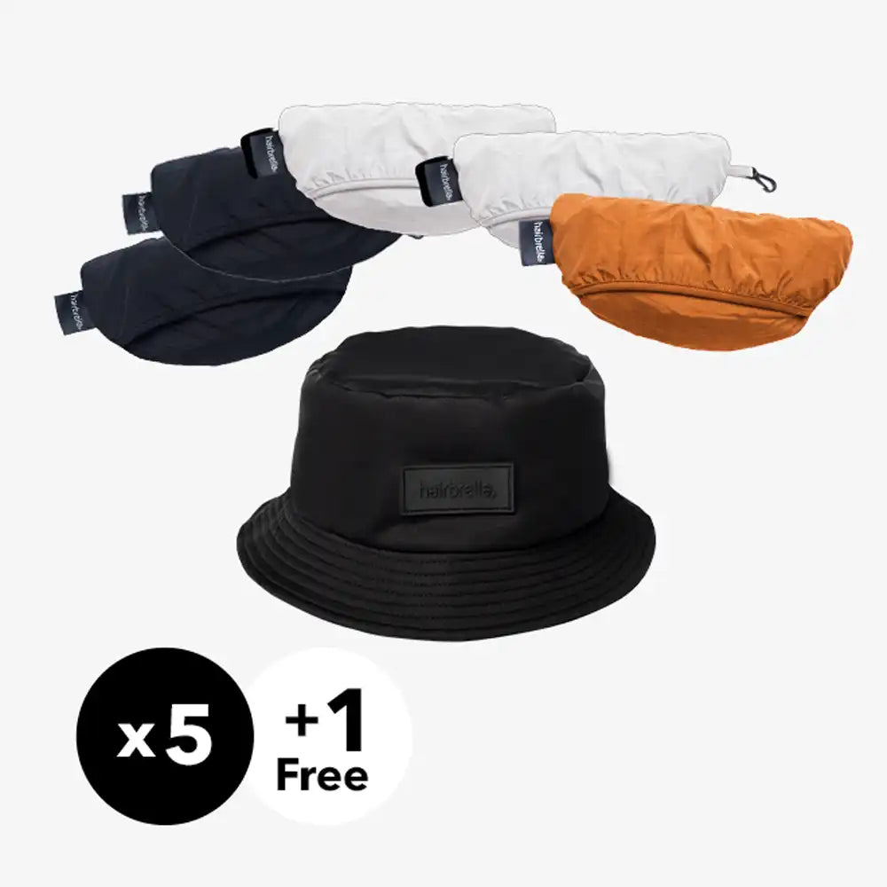 Hairbrella Unisex Bucket Hat Gifting Bundle (Buy 5, Get 1 Free)