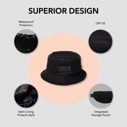 Waterproof, Satin-Lined Bucket Hat