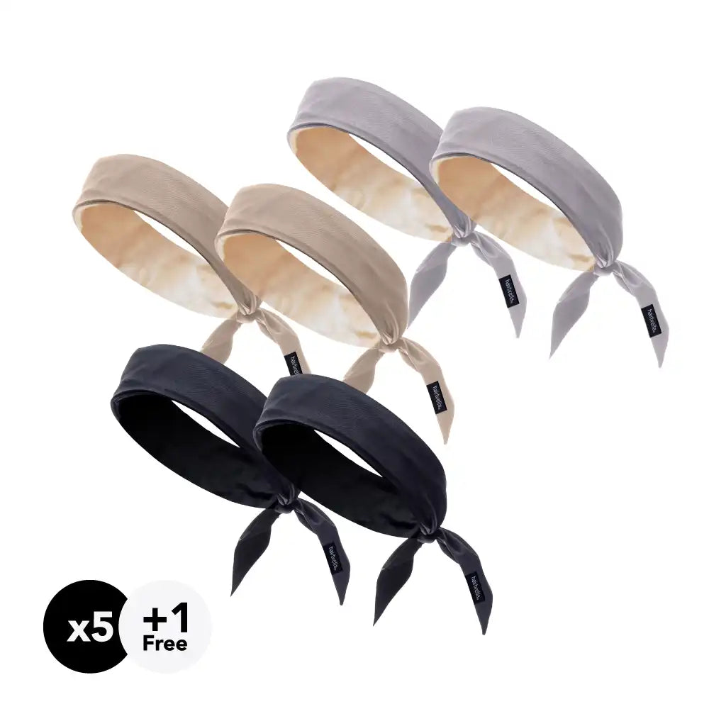 Hairbrella Adjustable Satin-Lined Headband Gifting Bundle (Buy 5, Get 1 Free)