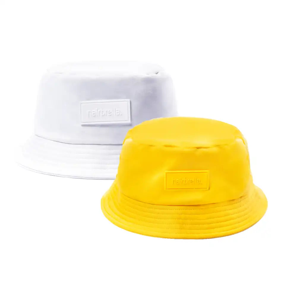 Hairbrella Unisex Satin-Lined Bucket Hat Bundle (2)