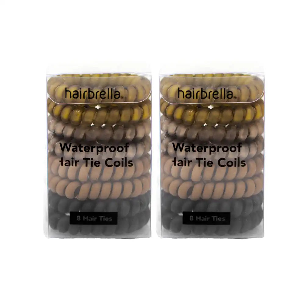 Waterproof Spiral Hair Ties Bundle