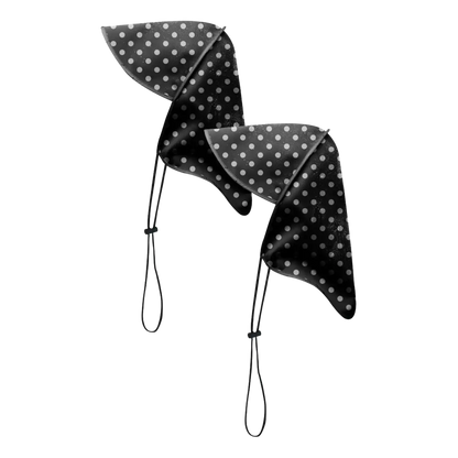 Hairbrella Satin- Lined, Waterproof, Rain Bonnét Bundle (2)
