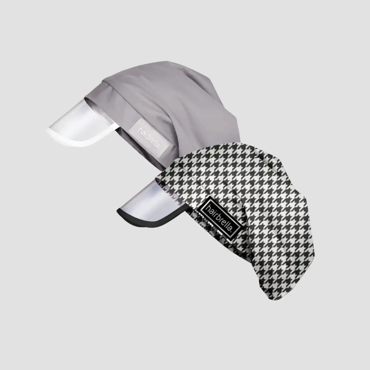 Hairbrella Satin- Lined, Waterproof, Rain Hat Bundle (2)
