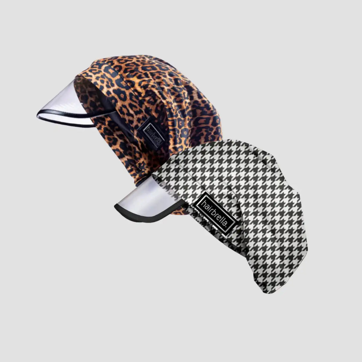 Hairbrella Satin- Lined, Waterproof, Rain Hat Bundle (2)
