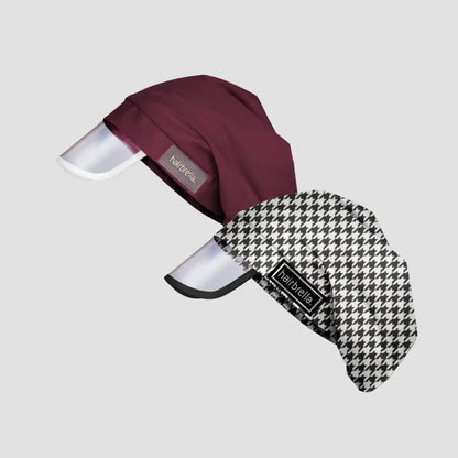 Hairbrella Satin- Lined, Waterproof, Rain Hat Bundle (2)
