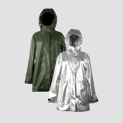 Rain Jacket, Waterproof, Satin-Lined Hood, Bundle (2)