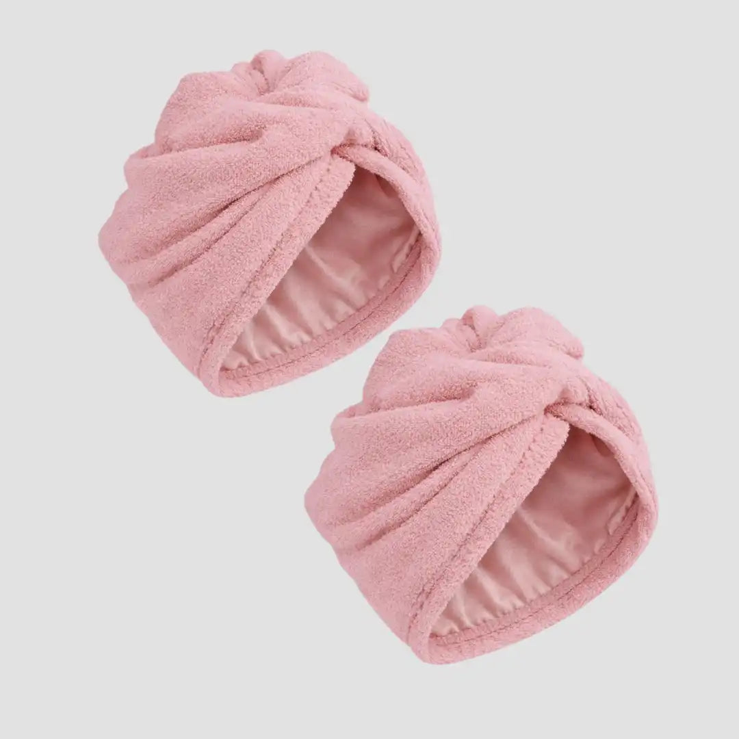 Hairbrella 2-in-1 Satin Twist Towel Turban, Bundle (2)