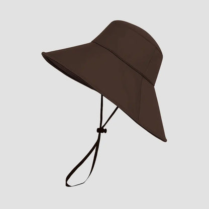 Hairbrella Satin-Lined, Waterproof, Wide Brim Sun Hat