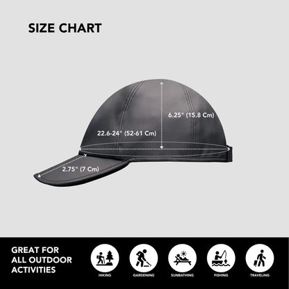 Hairbrella Satin-Lined, Waterproof Baseball Cap for Men