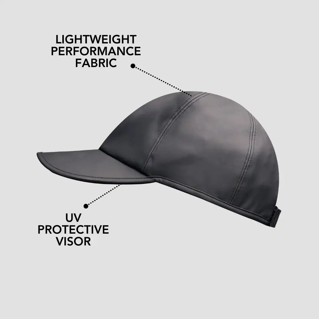 Hairbrella Satin-Lined, Waterproof Baseball Cap for Men