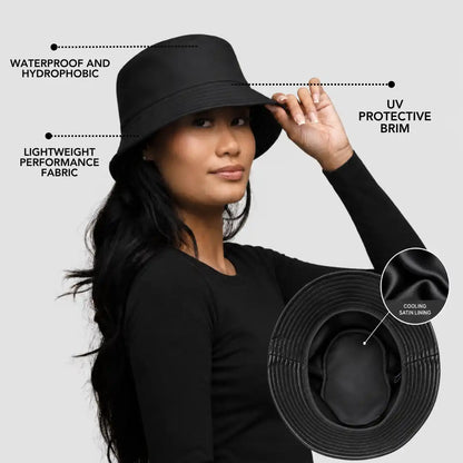 Satin-Lined, Waterproof Bucket Hat  — Matte Edition
