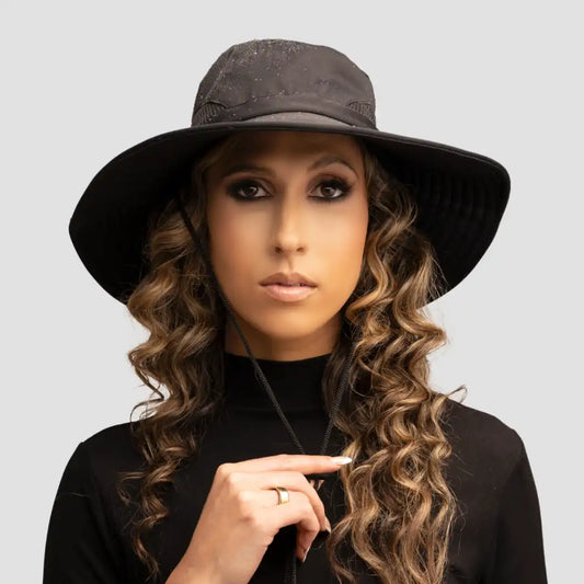 Satin-Lined, Waterproof Hiking Sun Hat