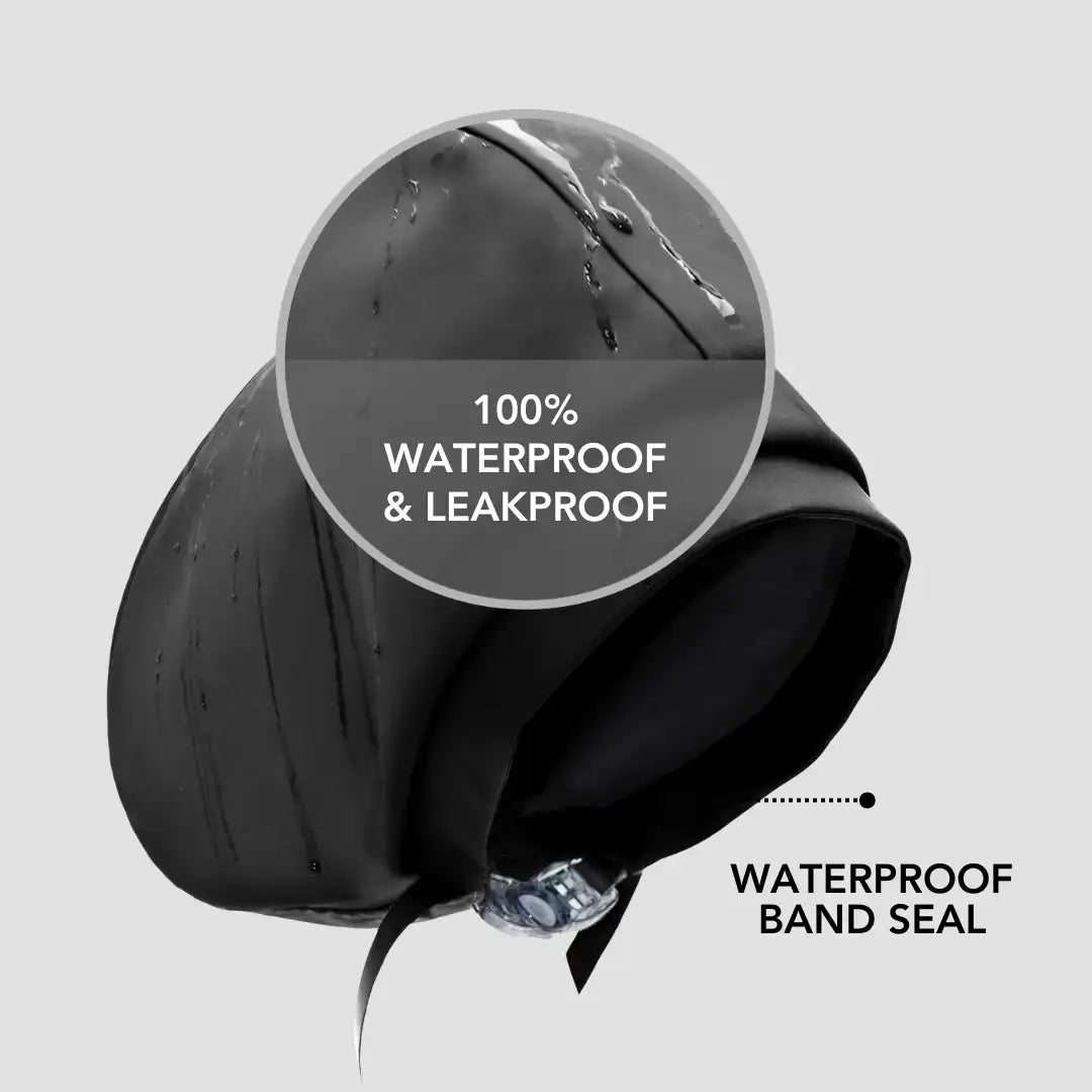 Hairbrella Satin-Lined Waterproof, Adjustable Classic Swim Cap, Ocean Bundle (2)