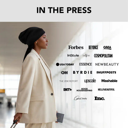 Nap Cap™ Travel — Modal Travel Beanie with Hidden Eye Mask & Satin Lining