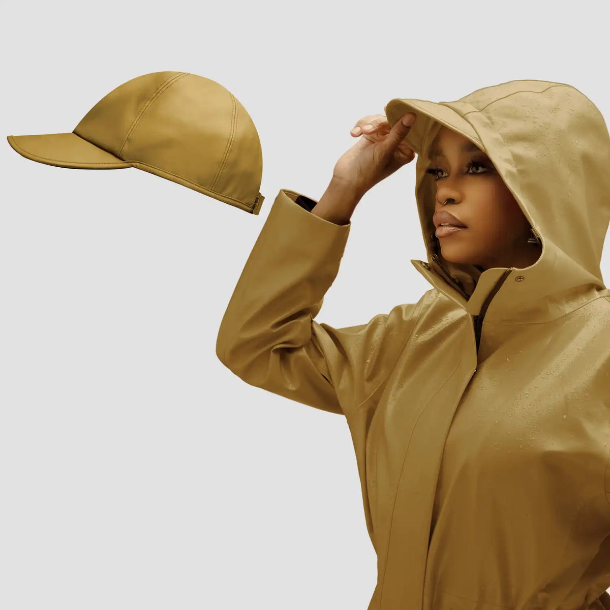 Waterproof Essentials: Rain Jacket & Hat Bundle