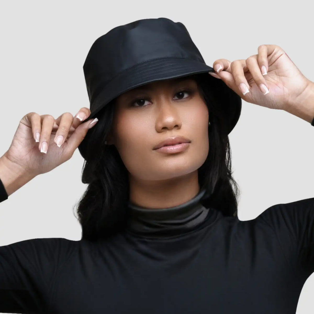 Satin-Lined, Waterproof Matte Bucket Hat - Bundle (2)