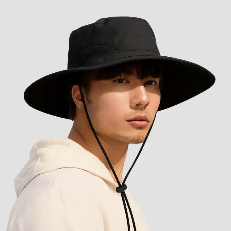 Satin-Lined, Waterproof Men's Sun Hat