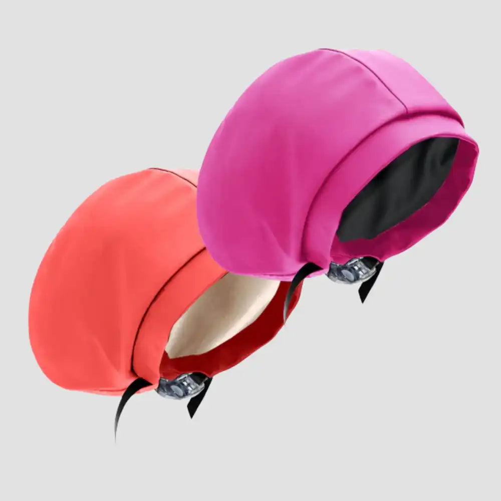 Hairbrella Satin-Lined Waterproof, Adjustable Swim Cap, Bundle (2)