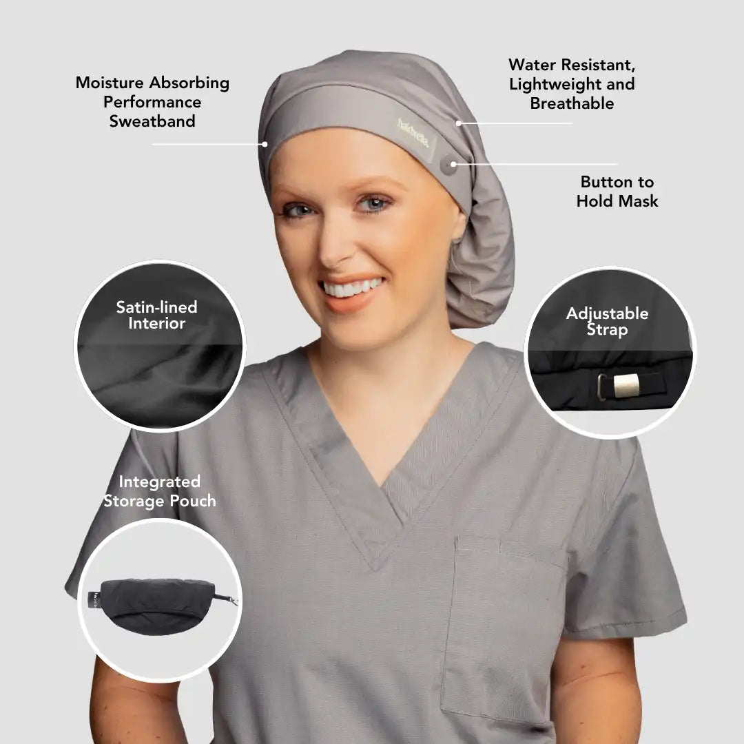 Hairbrella Scrub Cap, Satin-Lined