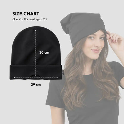 Nap Cap™ Travel — Modal Travel Beanie with Hidden Eye Mask & Satin Lining, Bundle 2
