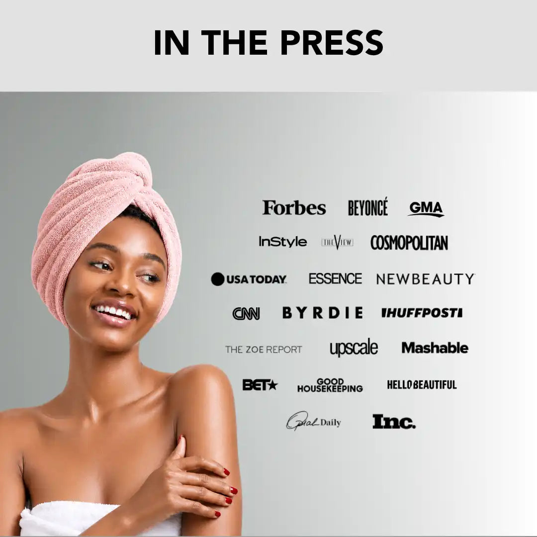 Hairbrella 2-in-1 Satin Twist Towel Turban