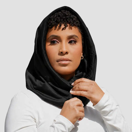 Hairbrella Satin-Lined, Waterproof, Packable Lite Rain Scarf