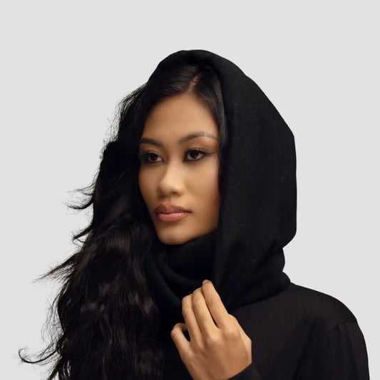 Satin Lined, Waterproof Infinity Rain Scarf