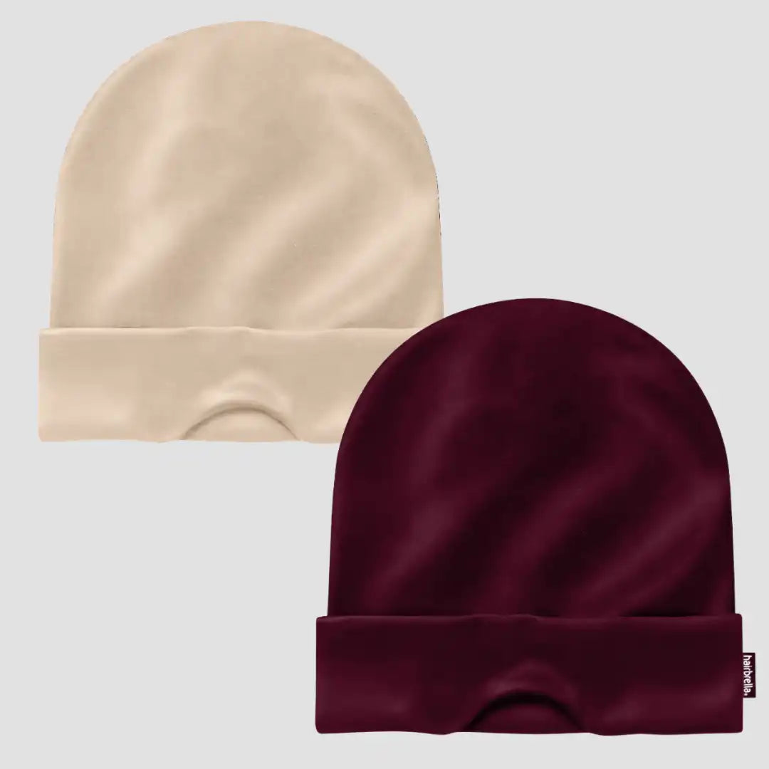 Satin-Lined, Convertible Nap Cap™ with Hidden Eye Mask, Bundle 2