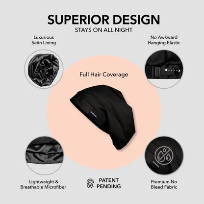 Hairbrella Satin-Lined Sleep Cap