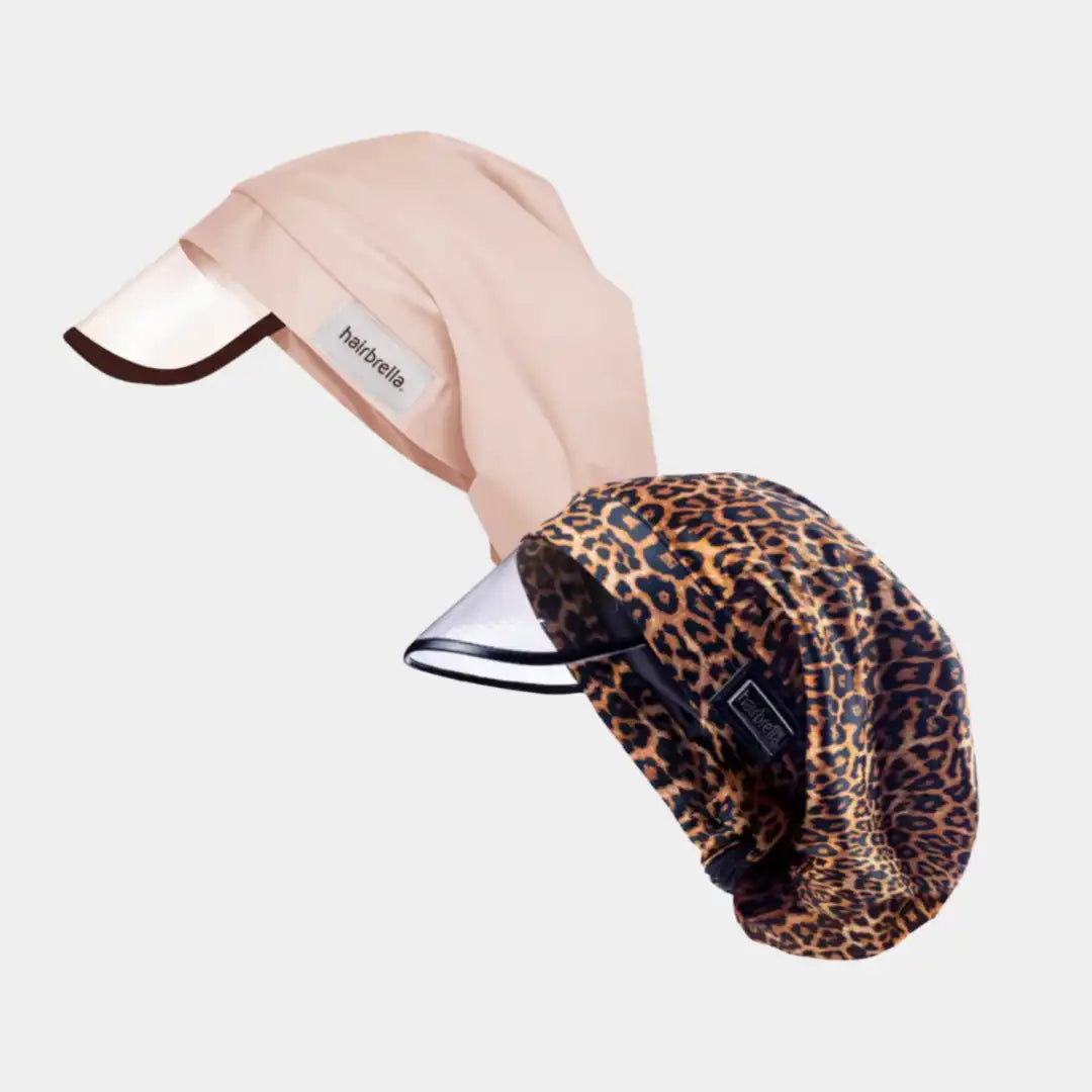 Hairbrella Satin- Lined, Waterproof, Rain Hat Bundle (2)