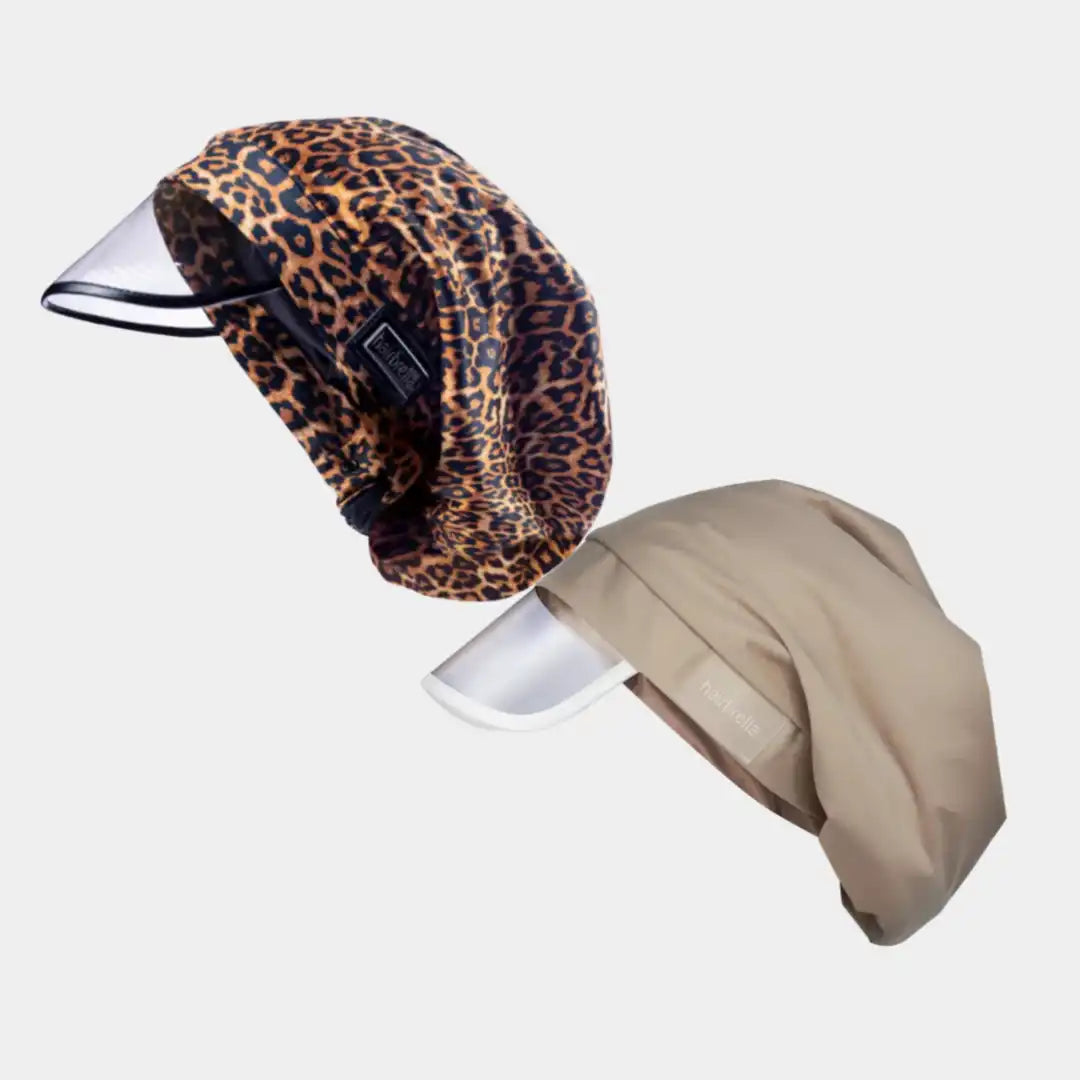 Hairbrella Satin- Lined, Waterproof, Rain Hat Bundle (2)