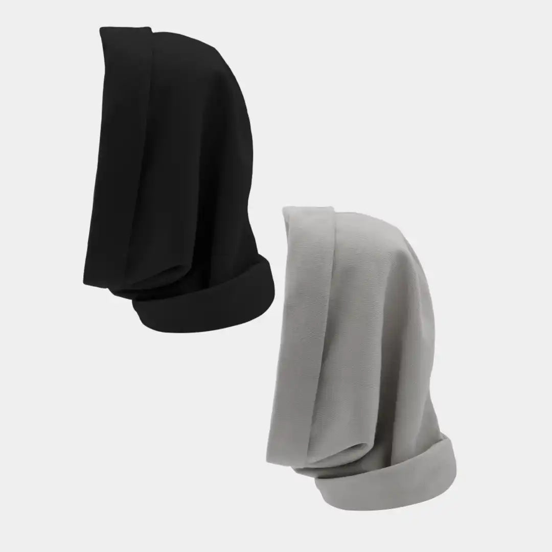 Hairbrella Satin Lined, Waterproof Infinity Rain Scarf - Bundle (2)