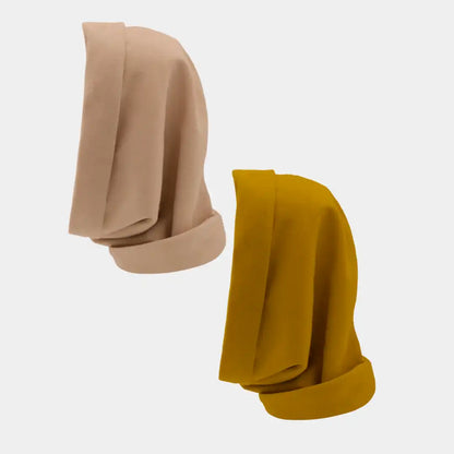 Hairbrella Satin Lined, Waterproof Infinity Rain Scarf - Bundle (2)