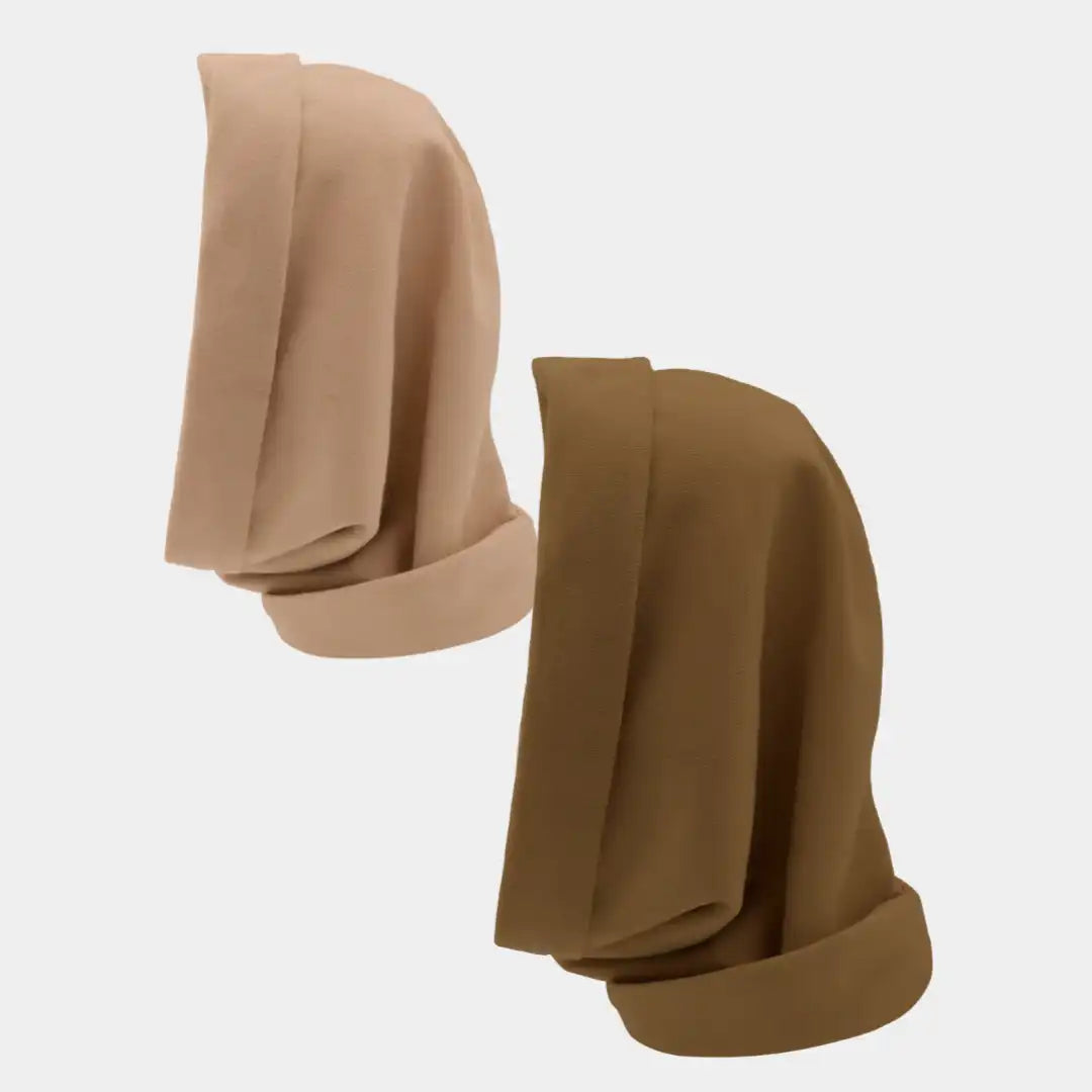 Hairbrella Satin Lined, Waterproof Infinity Rain Scarf - Bundle (2)