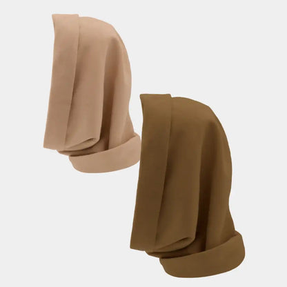 Hairbrella Satin Lined, Waterproof Infinity Rain Scarf - Bundle (2)
