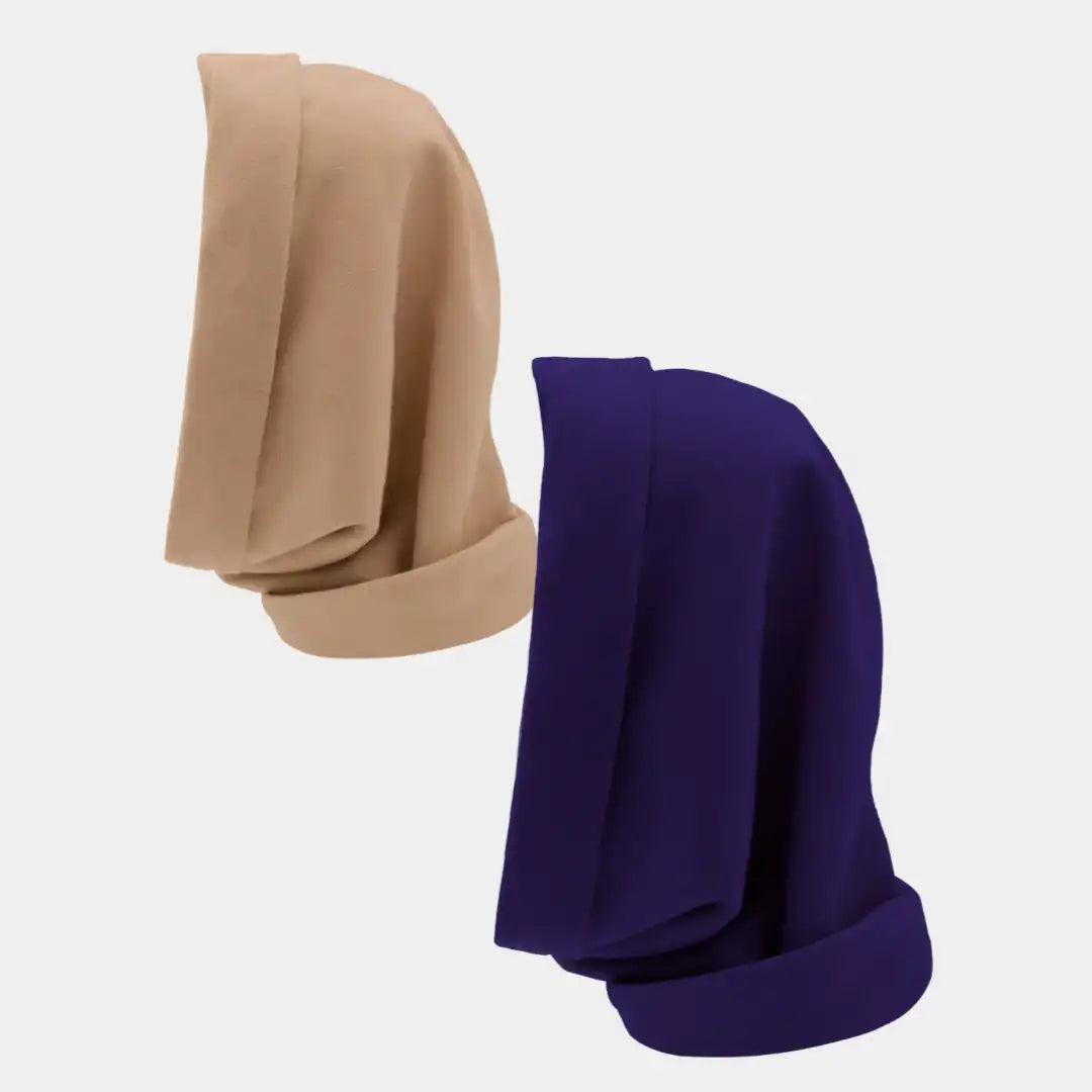 Hairbrella Satin Lined, Waterproof Infinity Rain Scarf - Bundle (2)